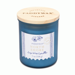 CST0801EU Coastal 198g Glass Candle Sea Blue - North Shore